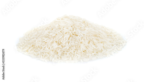 rice isolated on white background