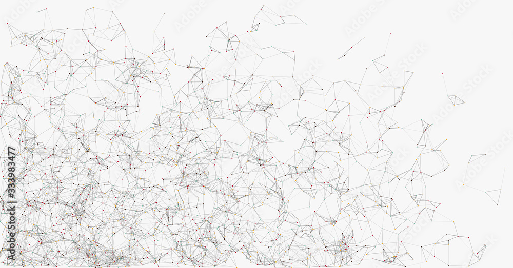 Network Mesh Random Procedural Art background illustration Network Mesh Random Procedural Art background illustration