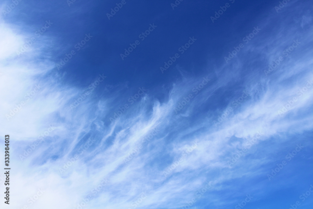 Beautiful thin cirrus clouds. Background. Texture. Landscape. Beautiful thin cirrus clouds. Background. Texture. Landscape.