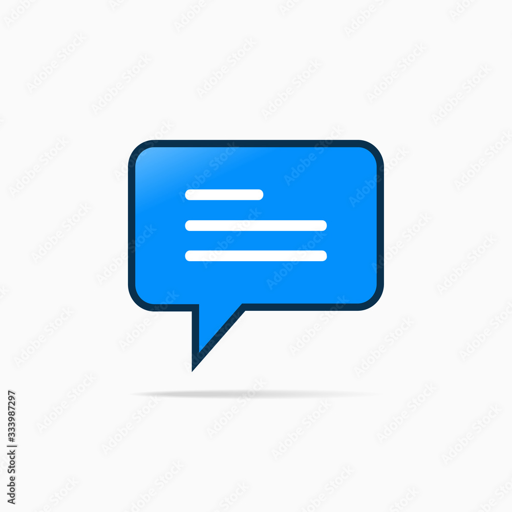 Typing in a chat bubble icon, comment sign symbol Typing in a chat bubble icon, comment sign symbol