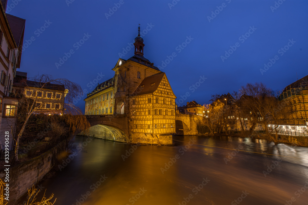 Townhall (Altes Rathaus) in Bamberg, Germany, A World Heritage Site.