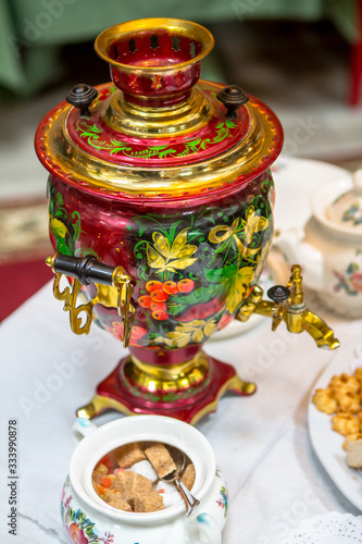 Traditional Russian Tea Ceremony photo