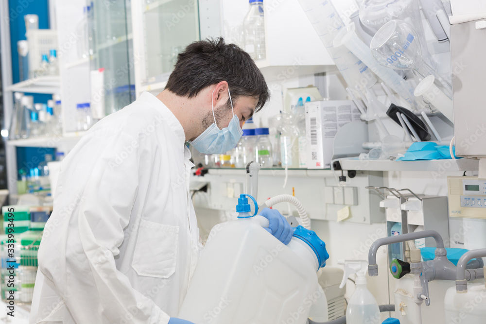 man in lab man in lab