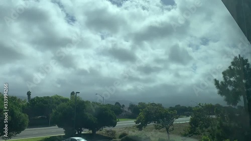 Swirling Clouds - Time-Lapse