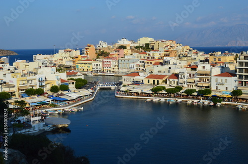 Fototapeta Naklejka Na Ścianę i Meble -  Port d'Agios Nikolaos