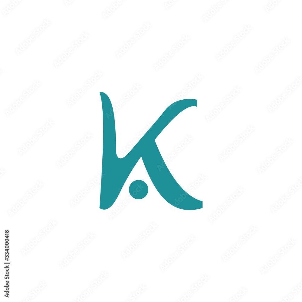 Initial Letter ak logo or ka logo vector design templates - obrazy, fototapety, plakaty 