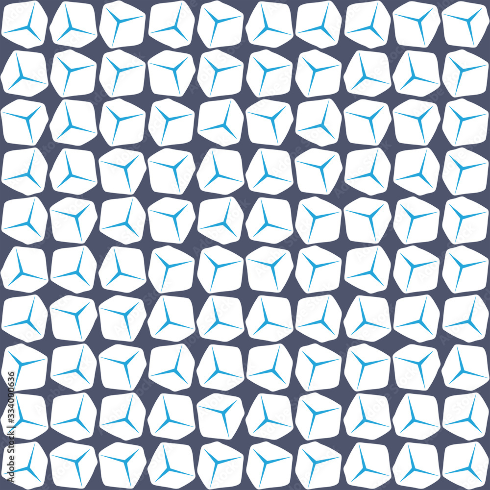 Geometric abstract pattern in midcentury style. Seamless vector Geometric abstract pattern in midcentury style. Seamless vector