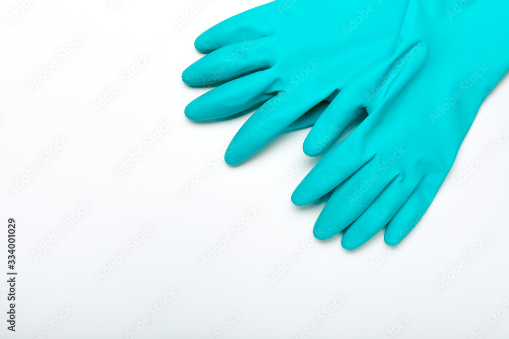 Obraz premium Medical gloves for surgery or dentistry. To protect against pathogens and contagious diseases.