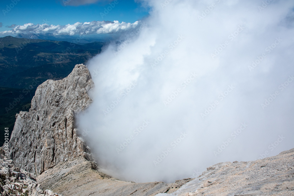 The Corno Grande. Gran Sasso and Monti della Laga National Park. The Corno Grande. Gran Sasso and Monti della Laga National Park.