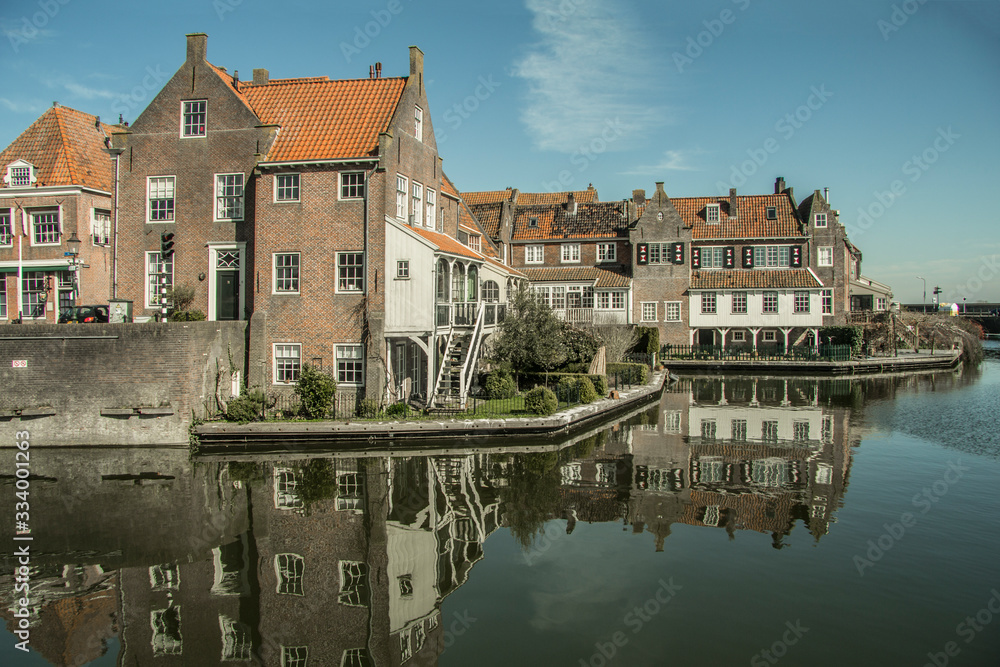 old houses on canal