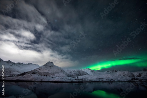 Polarlicht über den Lofoten - Norwegen im Winter © EinBlick