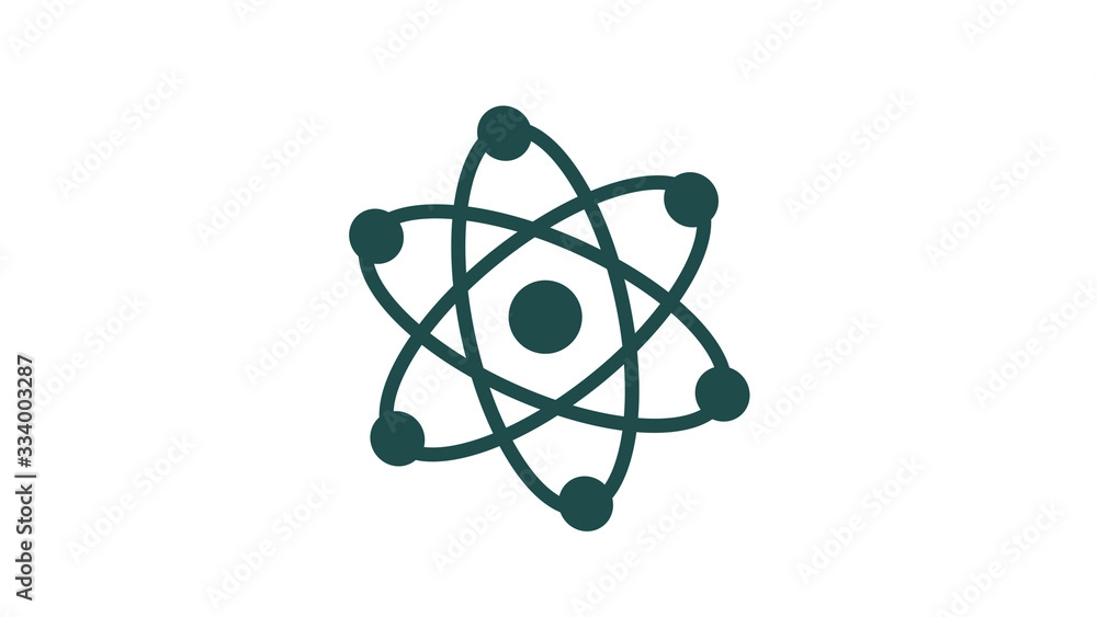 New atom icon,atom isolated on white background New atom icon,atom isolated on white background
