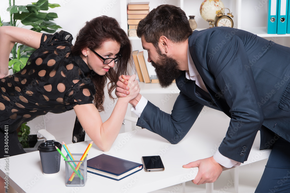 Gender equality. Career in business. Worthy rival. Underestimate forces ...