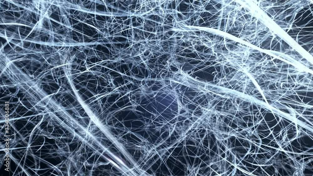 Neural Network Inside the Brain. Journey through a network of neuronal cells and synapses in the brain through which electrical impulses and discharges pass. Synaptic network of neurons during informa Neural Network Inside the Brain. Journey through a network of neuronal cells and synapses in the brain through which electrical impulses and discharges pass. Synaptic network of neurons during informa