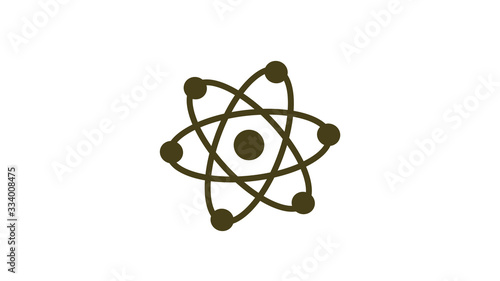 Atom icon,atom isolated on white background,New atom icons