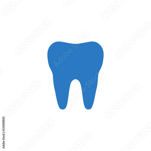 Tooth related vector glyph icon. Isolated on white background. Vector illustration.