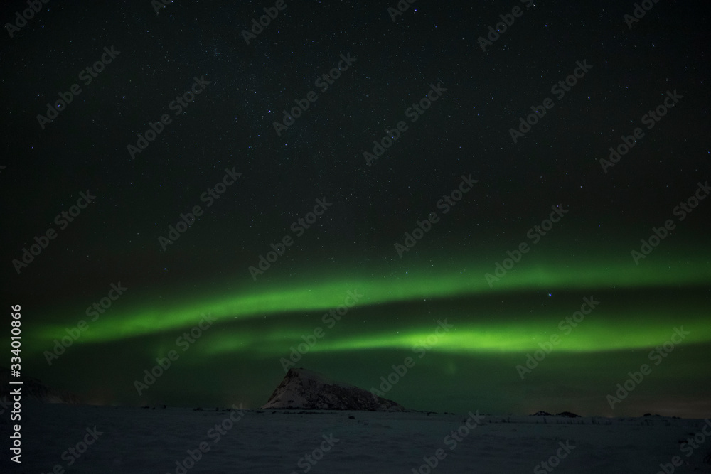 Polarlicht über den Lofoten - Norwegen