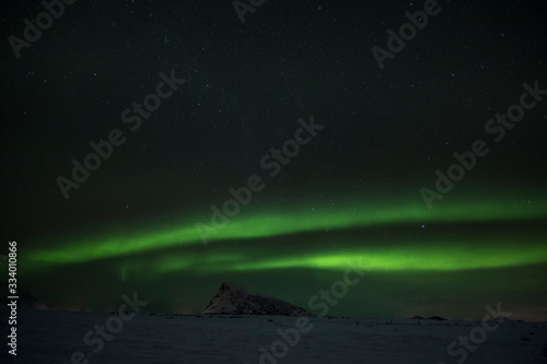 Polarlicht   ber den Lofoten - Norwegen