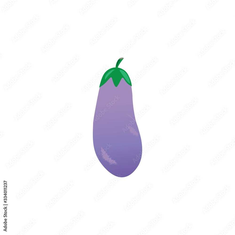 Eggplant logo design template Eggplant logo design template