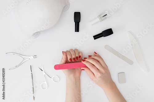 set for manicure neil art