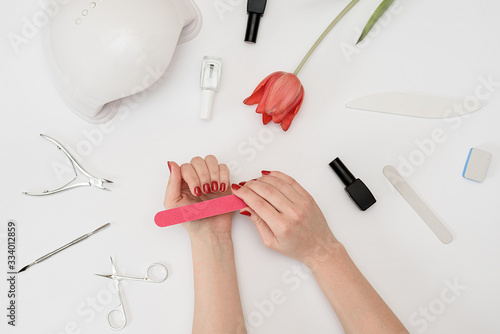 set for manicure neil art