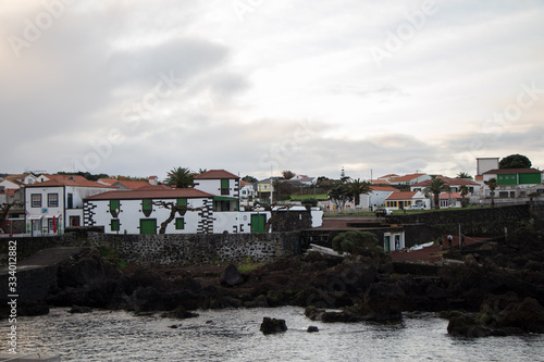 Faial, Azores islands, Portugal. View to the city.