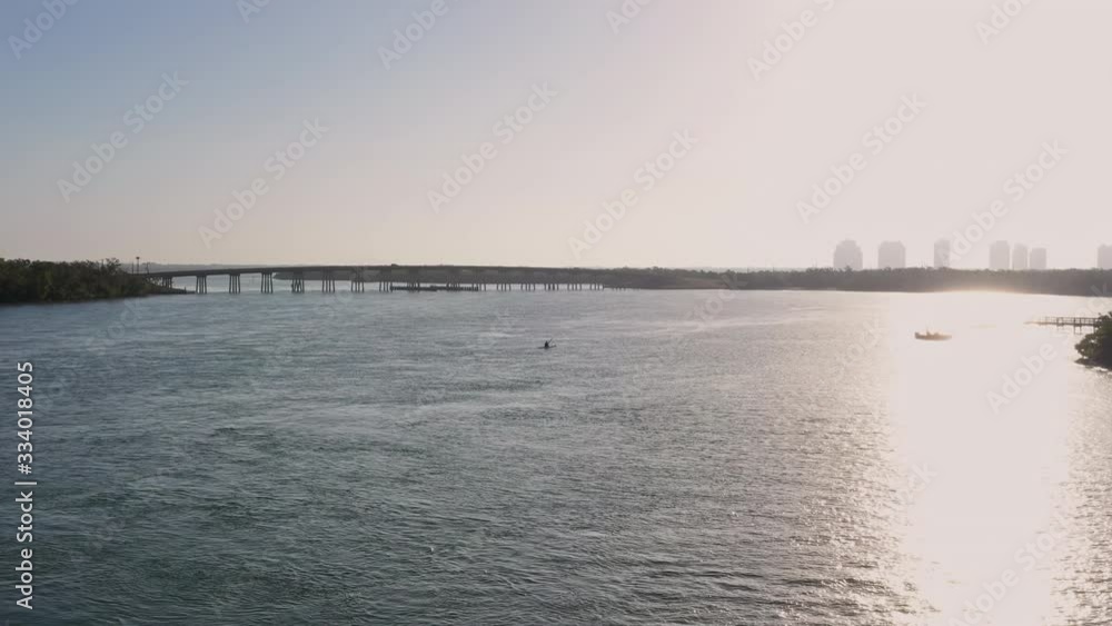 Sunset in nature with city in distance 4k Sunset in nature with city in distance 4k