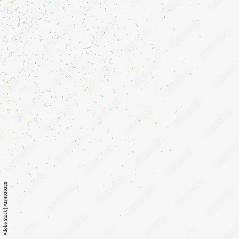 Naklejka premium Network Mesh Random Procedural Art background illustration