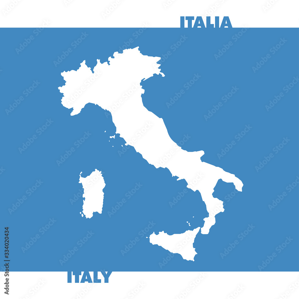 Fototapeta premium Map of Italy
