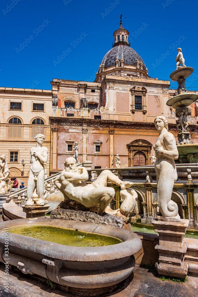 Praetorian Fountain in Palermo