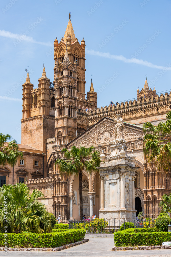 Clock Tower of the Cathedral of Palermo, Sicily