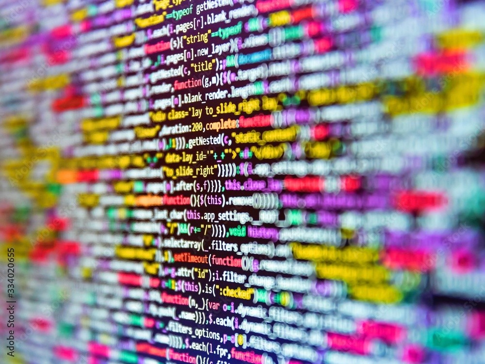 Data bits computer bits, shadow and dark effect. Computing