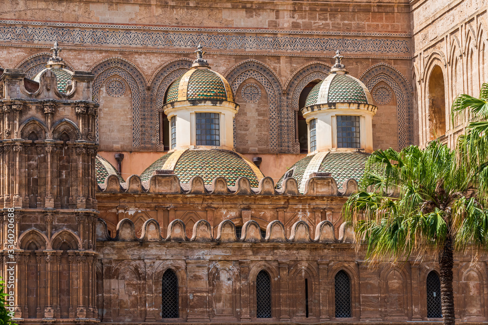Little dome of the Cathedral of Palermo, Sicily