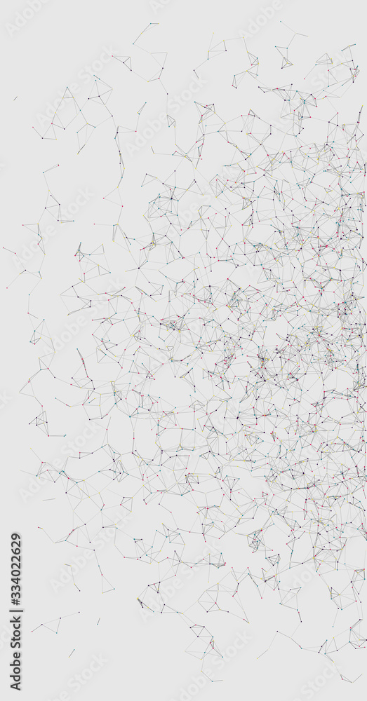 Network Mesh Random Procedural Art background illustration Network Mesh Random Procedural Art background illustration