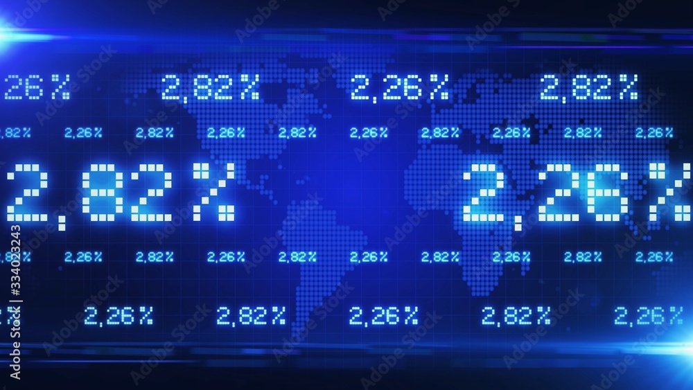 Naklejka premium stock market exchange graph illustration