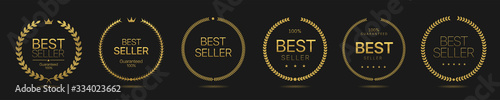 Golden wreath icons
