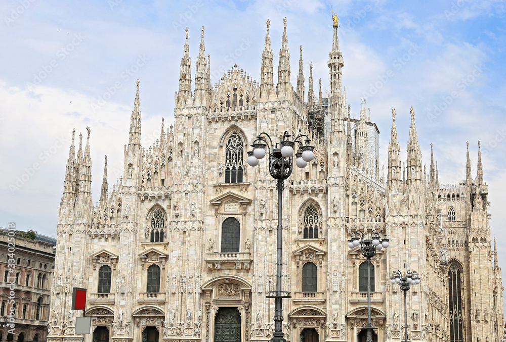 the cathedral of Milan Italy - famous italian architecture landmarks