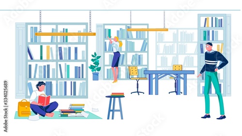 Favorable Environment for Studying in Library