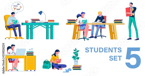 Being Deep in Studying, Five College Situation Set