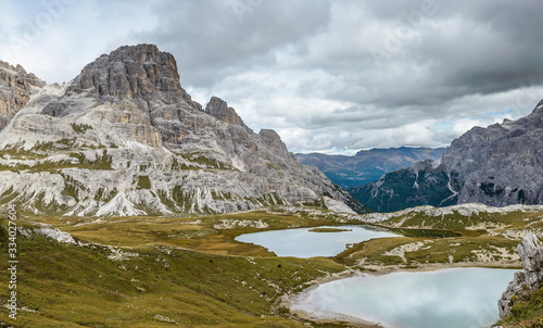 Rifugio Auronzo  natural park Tre Cime  Drei Zinnen . Sexten Dolomites  Italy