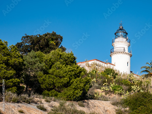Lighthouse in Calella Barcelona Spain
