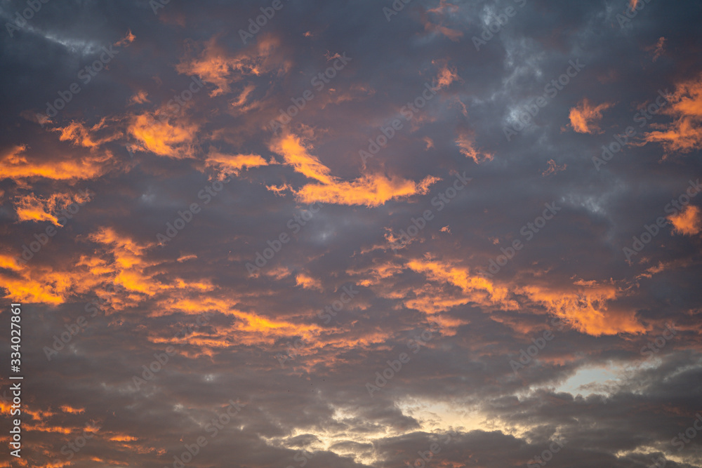 Beautiful atmosphere of the sky at sunset. Beautiful atmosphere of the sky at sunset.