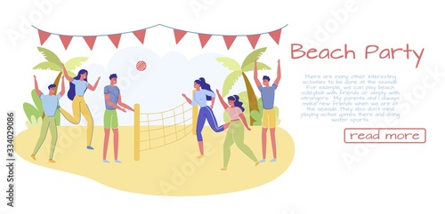 Beach Party Banner and Sporting Event Outdoor.