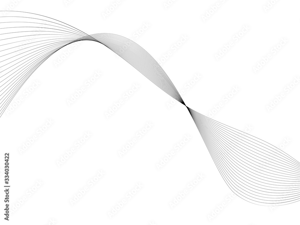Abstract wave element for design. Digital frequency track equalizer. Stylized line art background. Vector illustration. Wave with lines created using blend tool. Curved wavy line, smooth stripe. Abstract wave element for design. Digital frequency track equalizer. Stylized line art background. Vector illustration. Wave with lines created using blend tool. Curved wavy line, smooth stripe.
