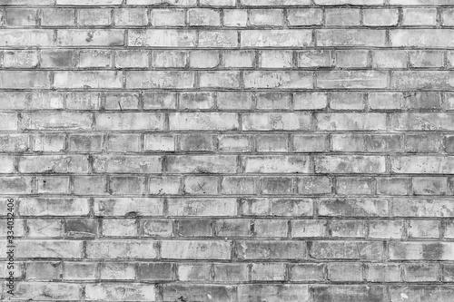 Modern white brick wall texture for background