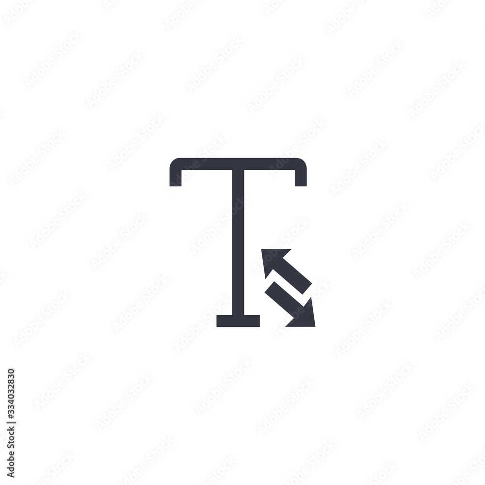 input text icon with arrows. Stock Vector illustration isolated on white background. input text icon with arrows. Stock Vector illustration isolated on white background.