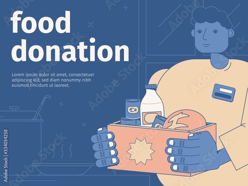 Food Donation Background