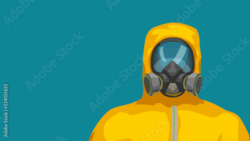 hazard suit close front view