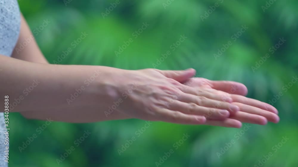 The concept of protecting the body from germs and viruses. Hand of woman that applying sanitizer dispenser to make cleaning from germ, bacteria. Protect youself from virus infection Corona virus. The concept of protecting the body from germs and viruses. Hand of woman that applying sanitizer dispenser to make cleaning from germ, bacteria. Protect youself from virus infection Corona virus.