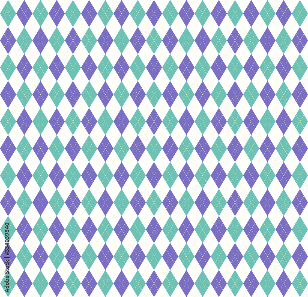 St. Patricks day Argyle. Pattern Scottish cage St. Patricks day Argyle. Pattern Scottish cage